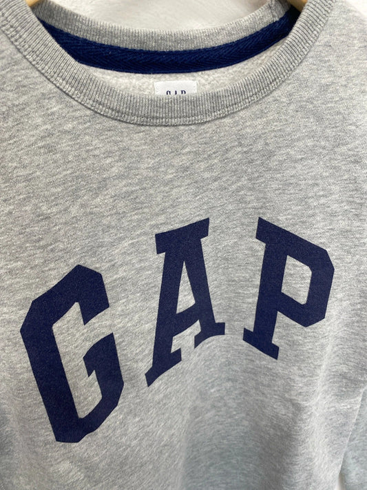 Classic Gap logo sweatshirt kids XL grey AG006