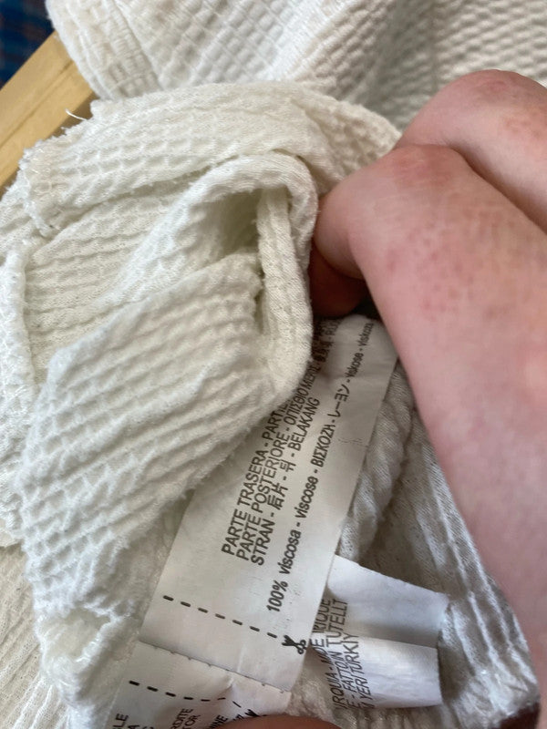 Fabulous Zara Lightweight Bone white jumper UkS JB001