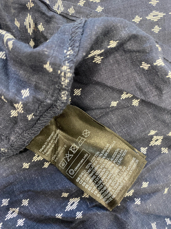 Lovely h&m navy starry pattern blouse UK 8 AG005
