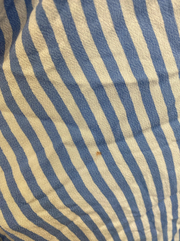 H&M Trendy Blue & White Stripe Oversize Tunic Size XL IM001