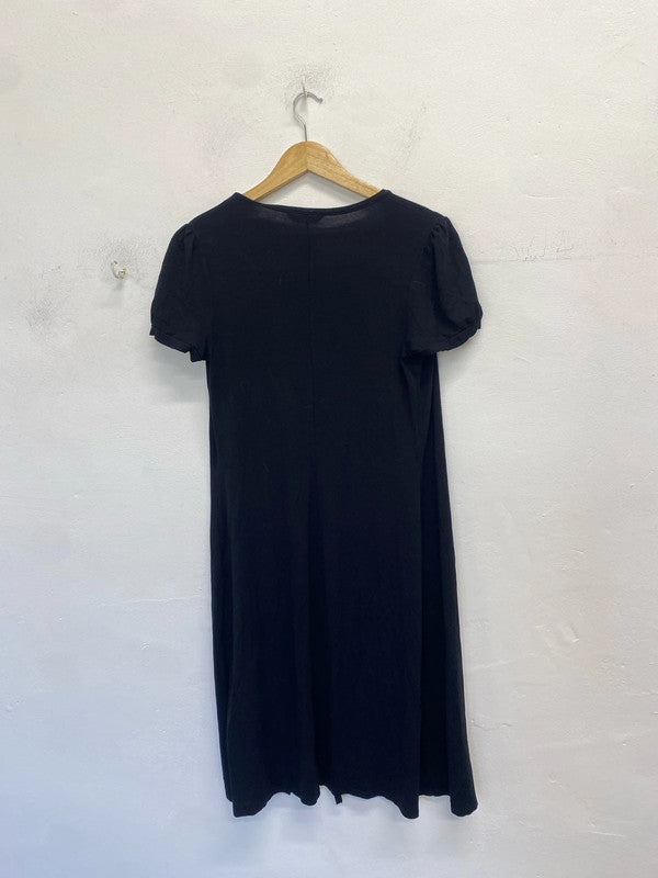 Lovely new look black tie beach cover UK 10 JM005