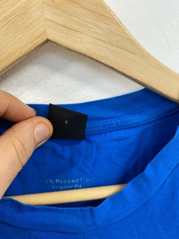 Classic Hugo Boss blue logo t-shirt S SD001