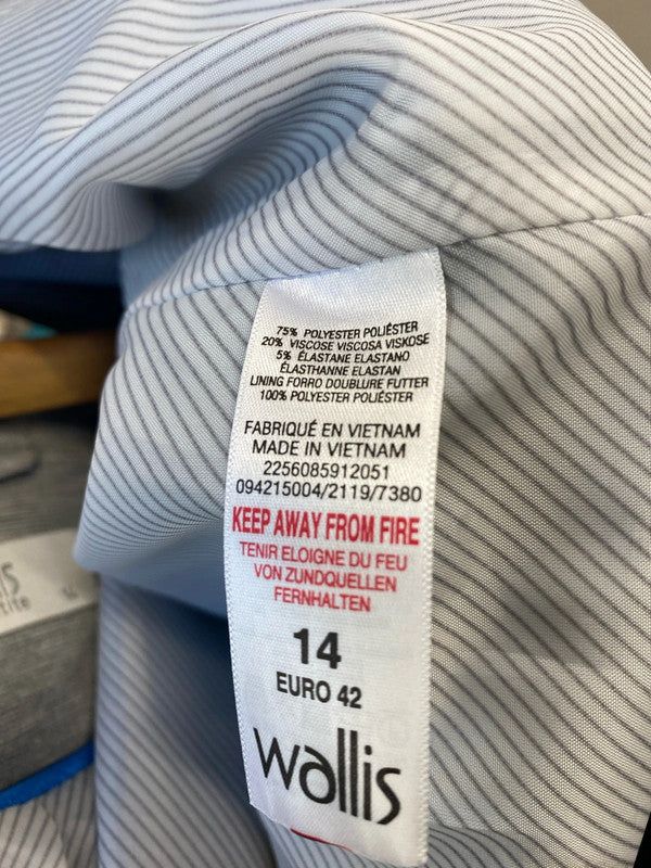 Fabulous Wallis Grey Marl blazer Uk14 work or play AO001