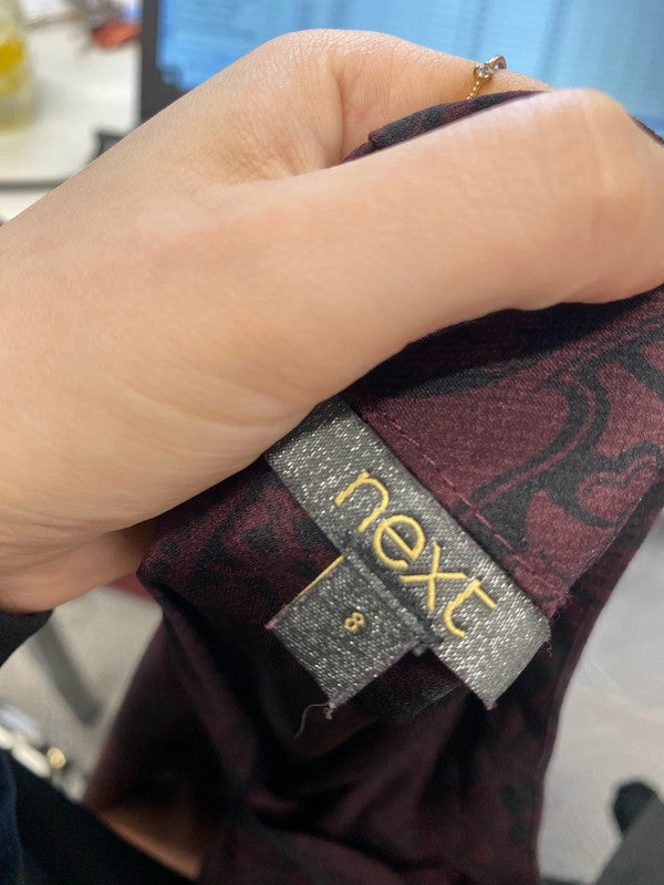 Lovely duo of sleeveless pattern tops next UK 10 SW001 #10