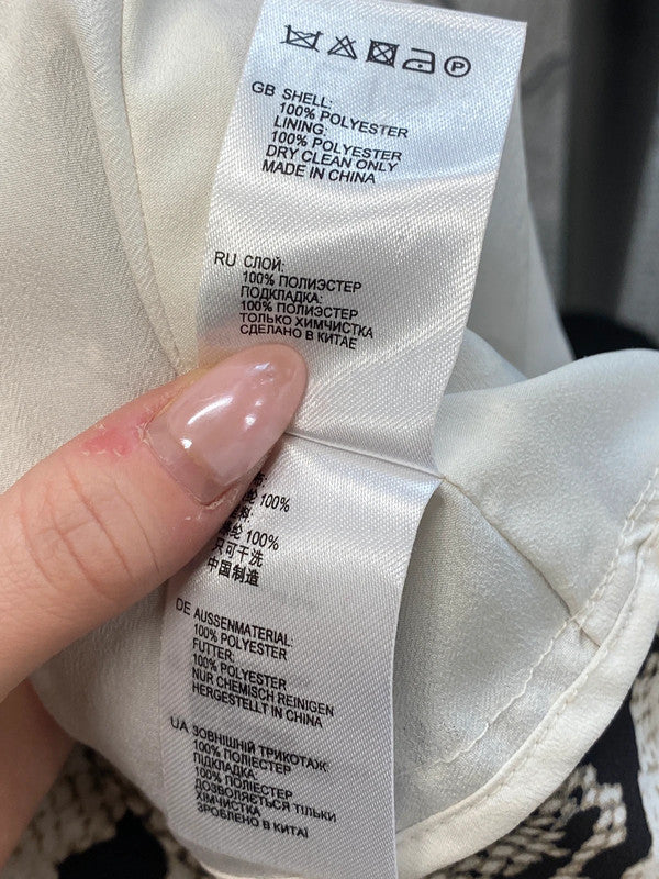 Lovely reiss snakeprint midi dress UK 8 SD002