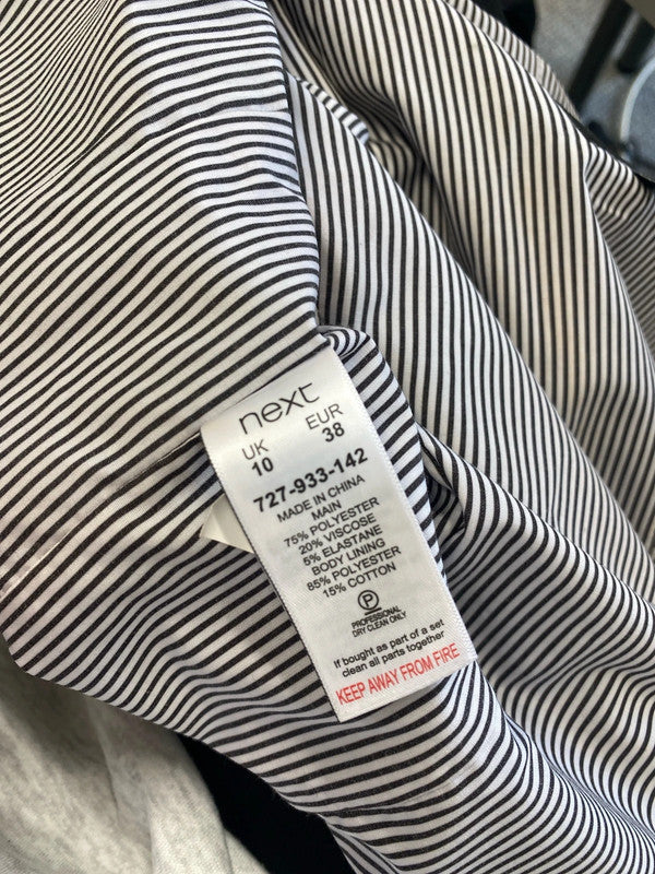 Stunning next tailoring black blazer UK 10 MB001