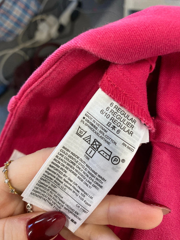 Lovely vibrant cropped gap chino trousers UK 6 AG005