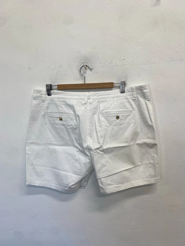 Lovely joules cruise white chino shorts UK 18 KN002
