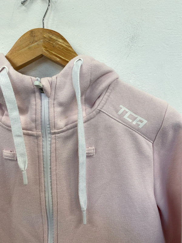 TCA Fit Cute Pink Zip Thru Jacket Size M JM005