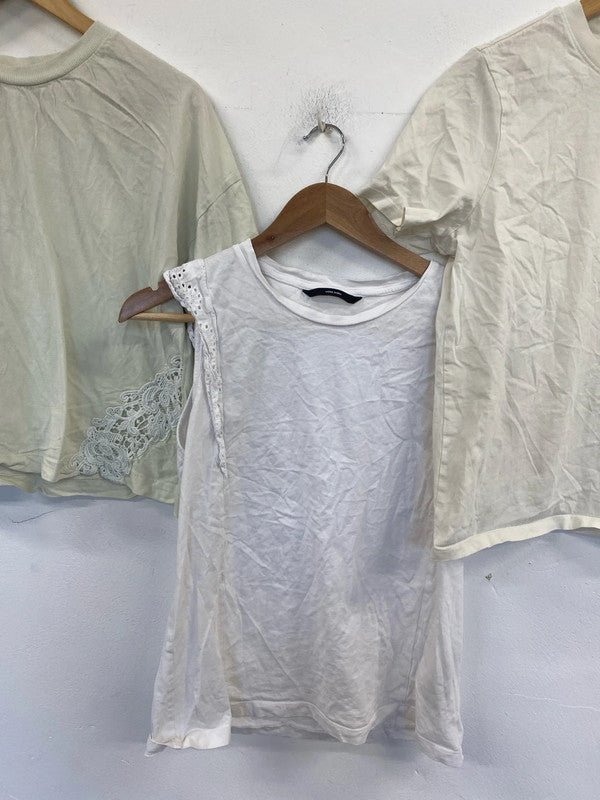 Pieces River Island Vero Moda Cute Casual Tops Trio M-XL #20 LN001