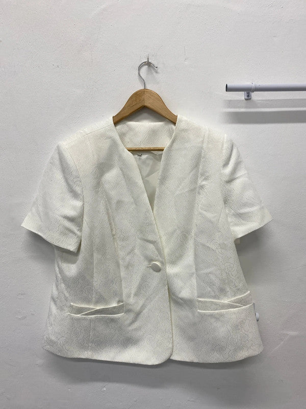 Fabulous Honor Millburn for EWM jacquard jacket event occasion Uk18 iZ001