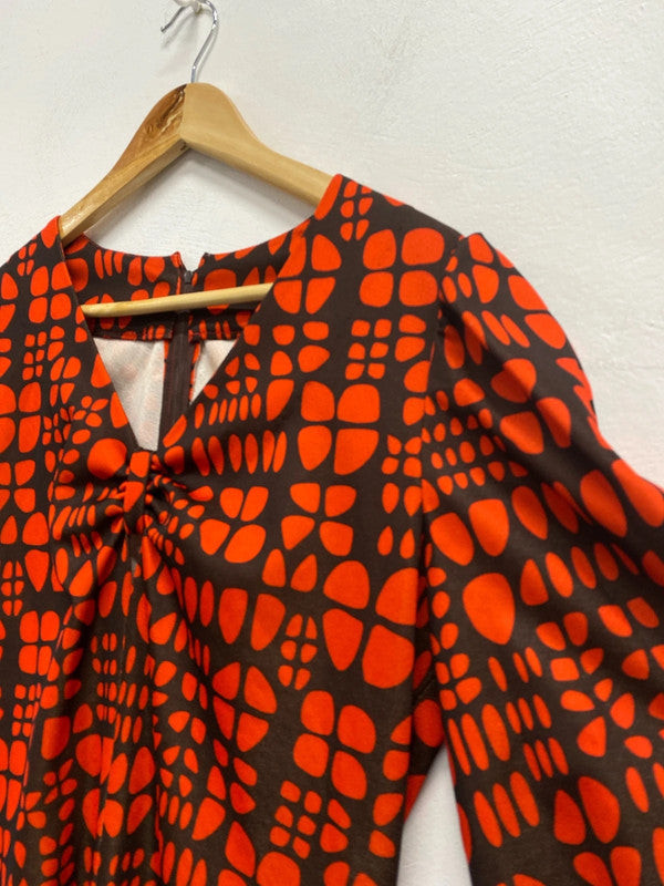 Fabulous Handmade 1960’s Midaxi retro mod dress uk10/12 EC003