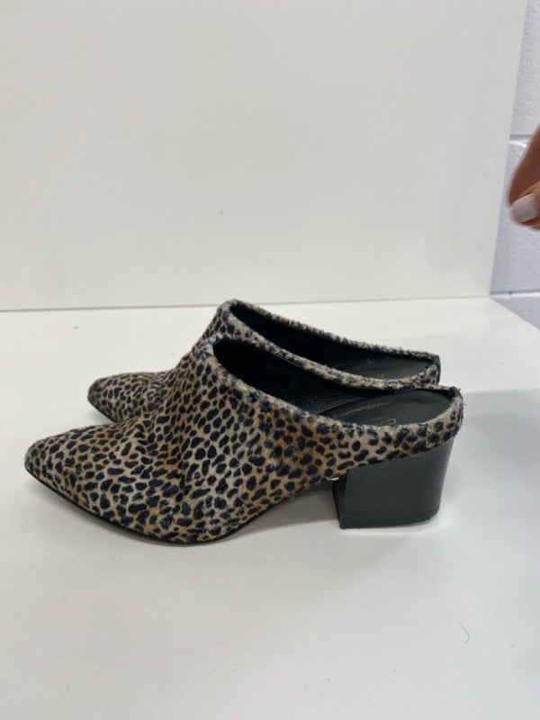 Fabulous Carvela Leopard print mule block heel UK3 SS002