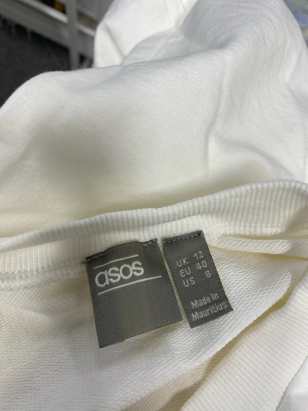 Lovely asos design Ivory sweatshirt UK 12 KS002