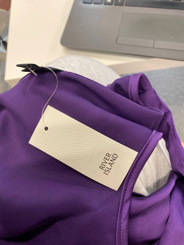Lovely river island nwt purple cami UK 8 KM004