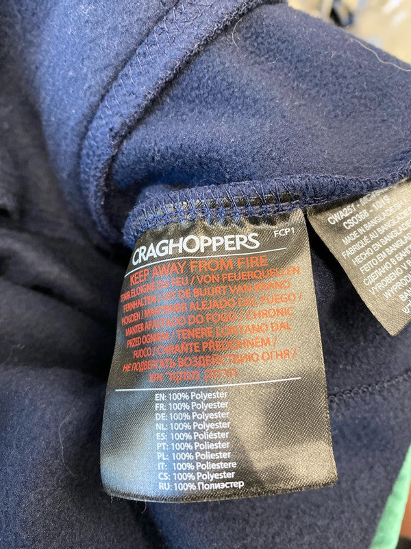 Fabulous Craghoppers Duke of Edinburgh fleece ribbed hoodie Uk10 AO001