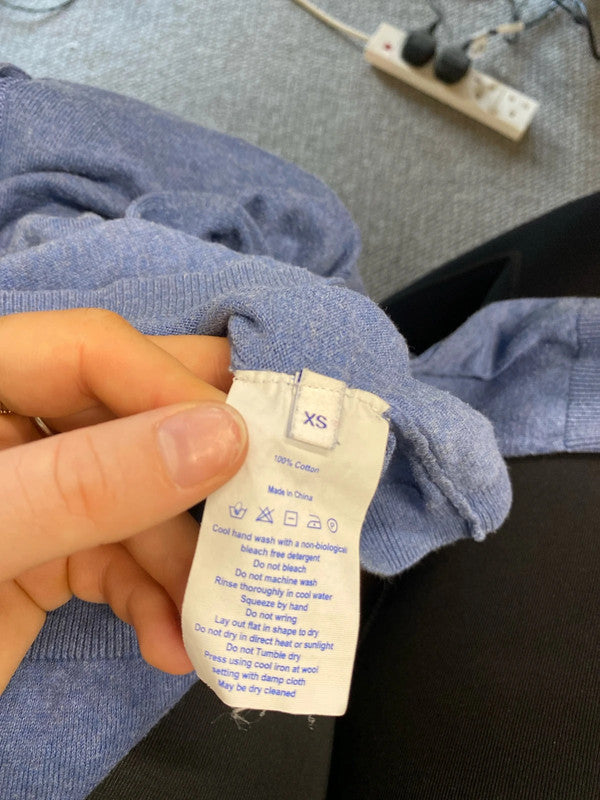 Fabulous Winser London quarter button up sweatshirt uk 6 KD001