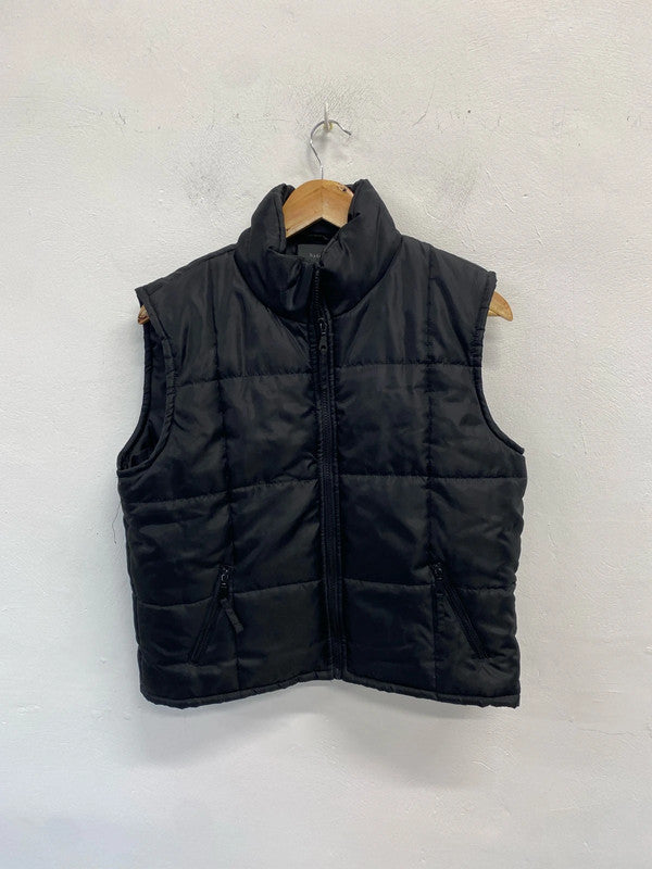 Lovely by design black puffer gilet UK s/m JB005