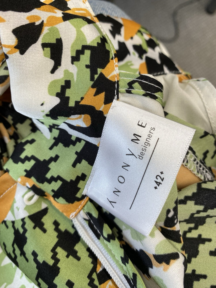 Fabulous Anonyme Designer Abstract Jumpsuit Uk10 SS002