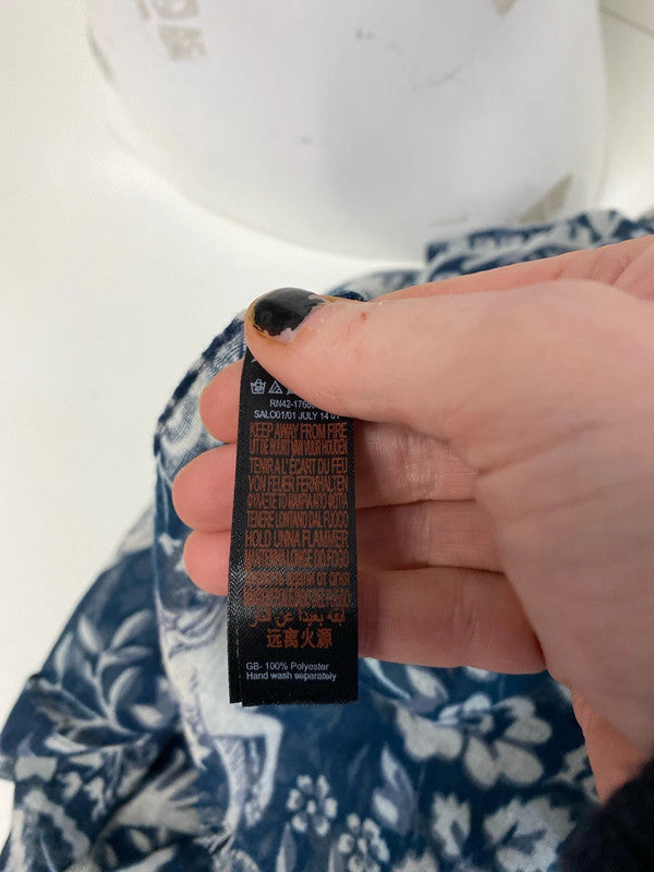 Fabulous Navy & Ivory horse scarf by Accessorize JR001