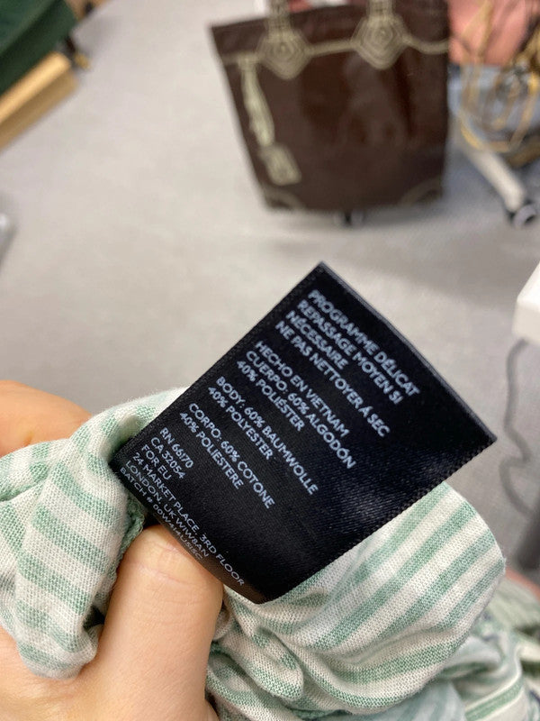 Lovely no brand striped anchor t shirt UK S NS003