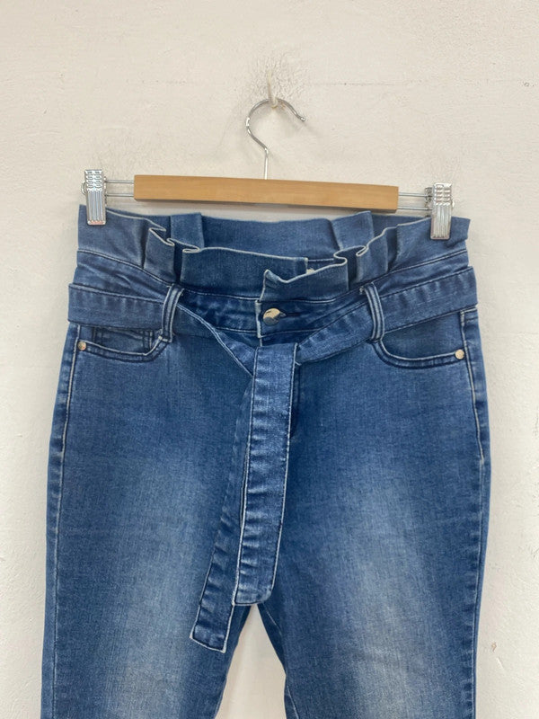 Urban Bliss Stylish Ruffle Hem Skinny Jeans UK 8 LK009