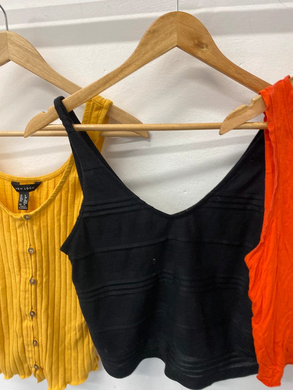 Fabulous summer tanks cami bundle UK6-8 Topshop H&M LK009