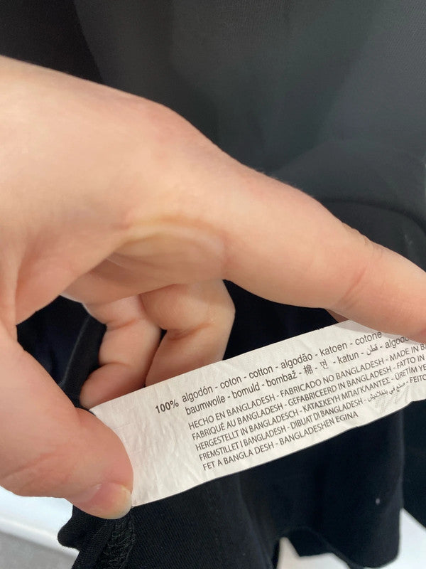 Zara Chic Black Midi Sheath Dress Size M MB001