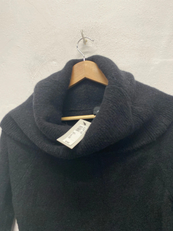 Stunning New funnel neck jumper dress UK6 super cosy KM004