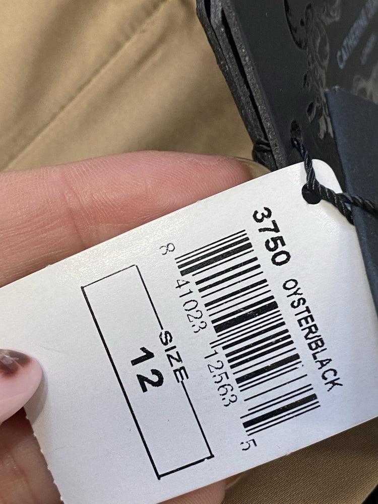 Catherine Deane Oyster Lace Beaded Top & black Trouser Jumpsuit Uk16 BNWT JR004