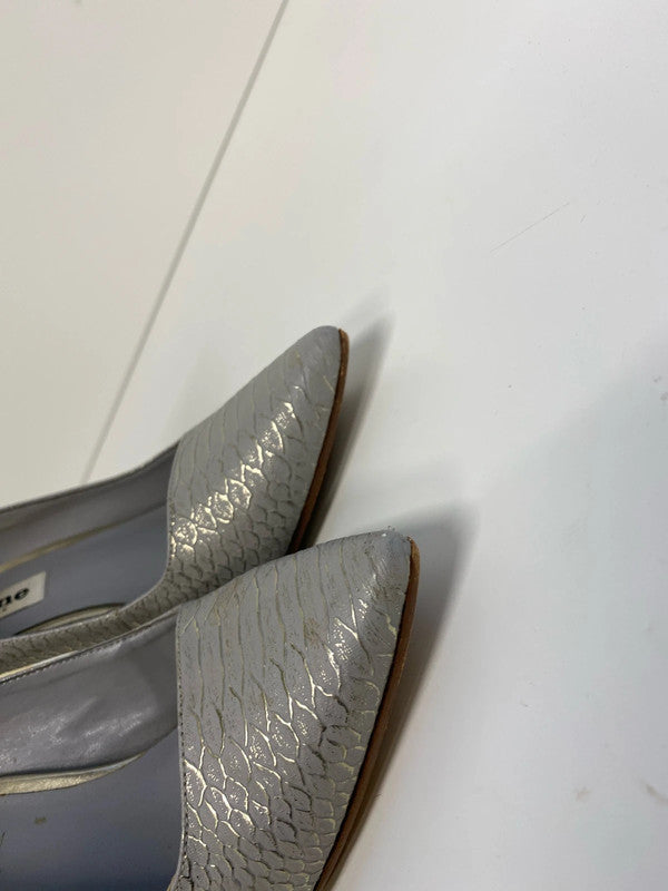 Fabulous Dune animal print grey stilettos Uk3 Eu 36 leather HDR01