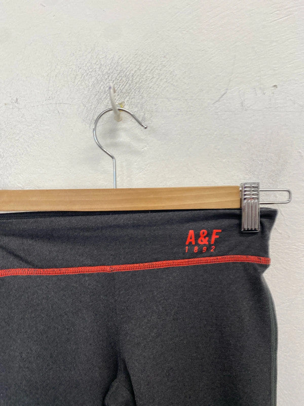 Fabulous Abercrombie & fitch grey leggings active UK XS AE001