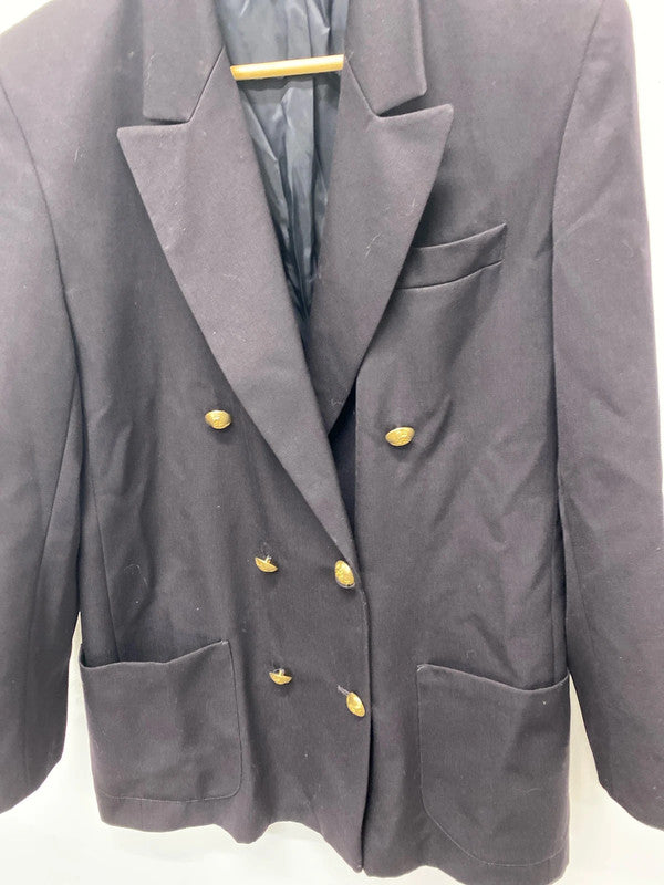 Fabulous Classic 1990’s Navy longline blazer Uk12 MM005