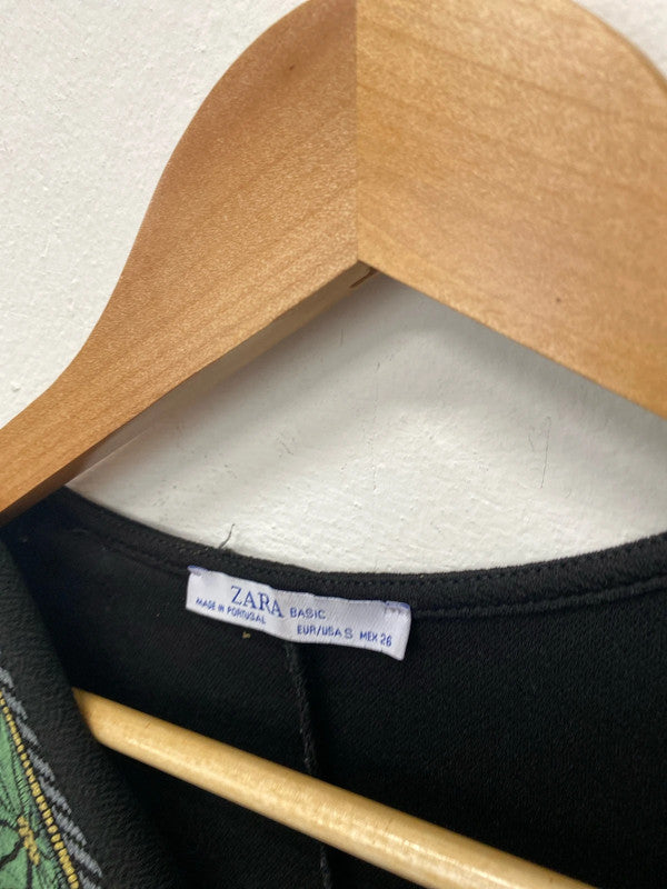 Fabulous ethnic Zara Mini dress classic boho vibes UkS JM008