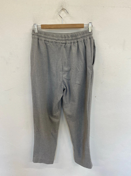 Zara Stylish Grey Joggers Size S DF002