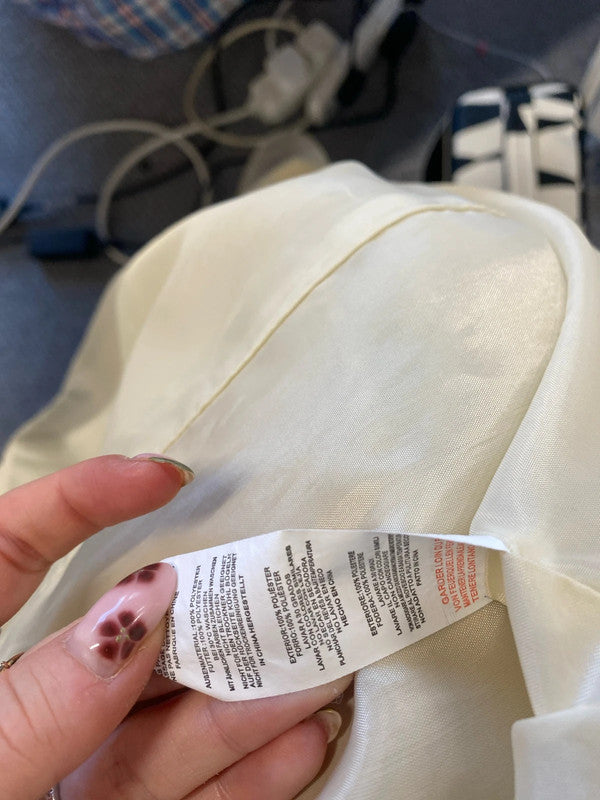 Stunning pretty little thing beige oversized blazer UK 14 PJ001