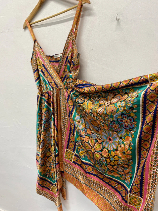 Fabulous Indian vibes summer gypsy boho dress UkL KN003