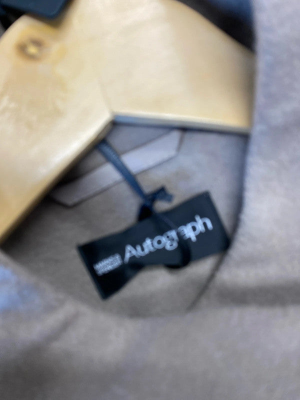 Fabulous M&S Autograph Sable coat cape Uk8 classic LD003