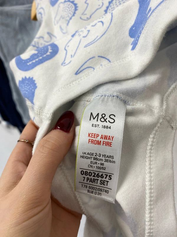 Lovely boys baby bundle of baby grows m&s primark age 18-36m LN001 #26