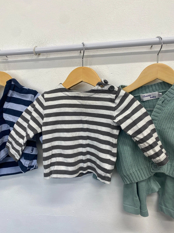 Fabulous boys bundle of baby clothing age 6-12m gap Bonnie baby #25 JP001