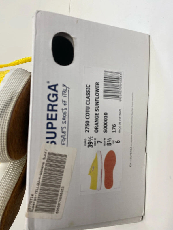 Fabulous Cotu Classic Superga orange sunflower UK6 NN001
