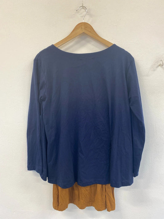 Najia Symbol Boho Layered Tunic Top UK 12 LW005