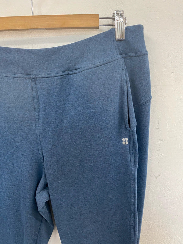 Sweaty Betty Fab Blue Crop Yoga Pants Size XL MD002