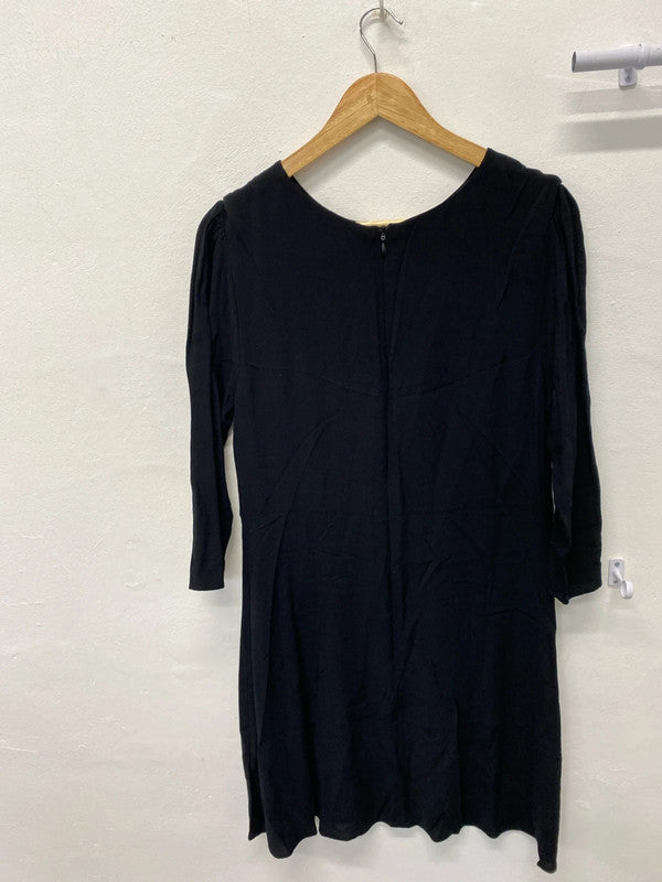 Fabulous Black Classic tunic dress from H&M Uk18 KM003