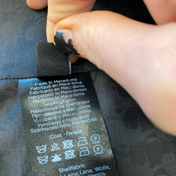 Fabulous Karl Lagerfeld Oatmeal biscuit overcoat Uk12 JR001