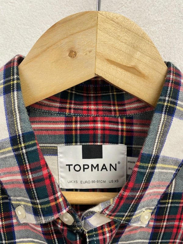 Fabulous men’s red black checked shirt UK xs GK002