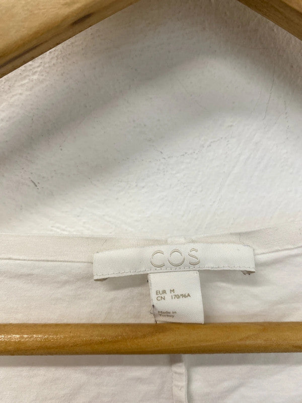 Cute COS white t-shirt M FE001