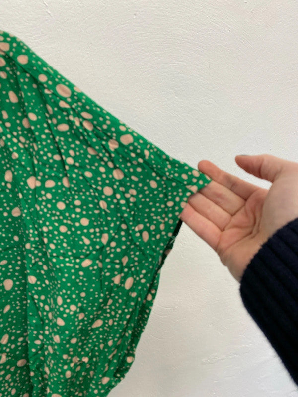 Fabulous Monki ditsy splodge tunic dress belted UkM JR001