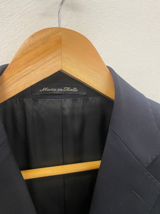 Classic Faconnable navy blazer pure wool 3 button HR003