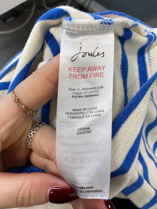 Fabulous joules kids striped red green blue long sleeve top UK 11-12yr MM005